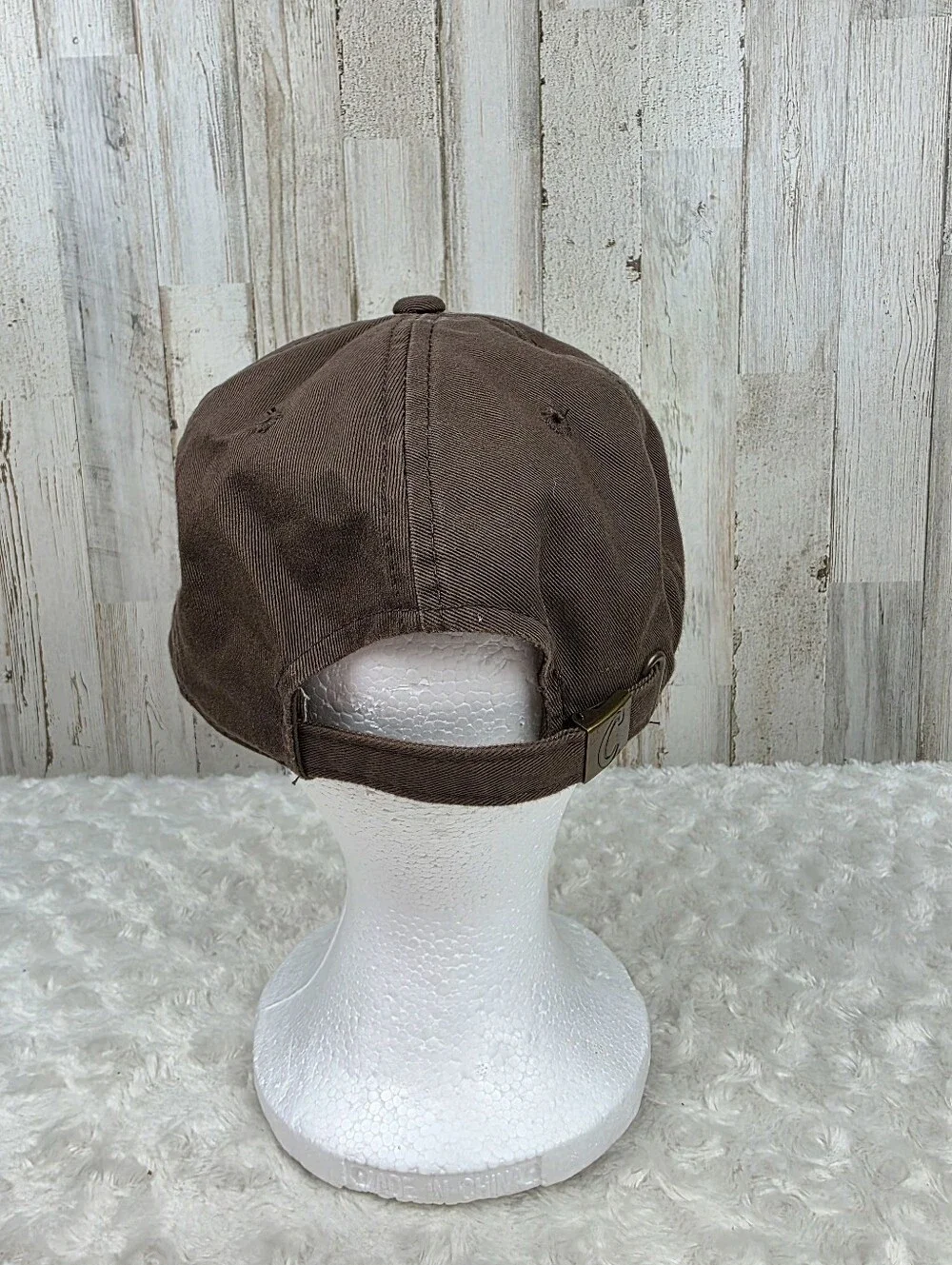 Cabela's Chevrolet Brown Baseball Cap with Yellow Bowtie Logo